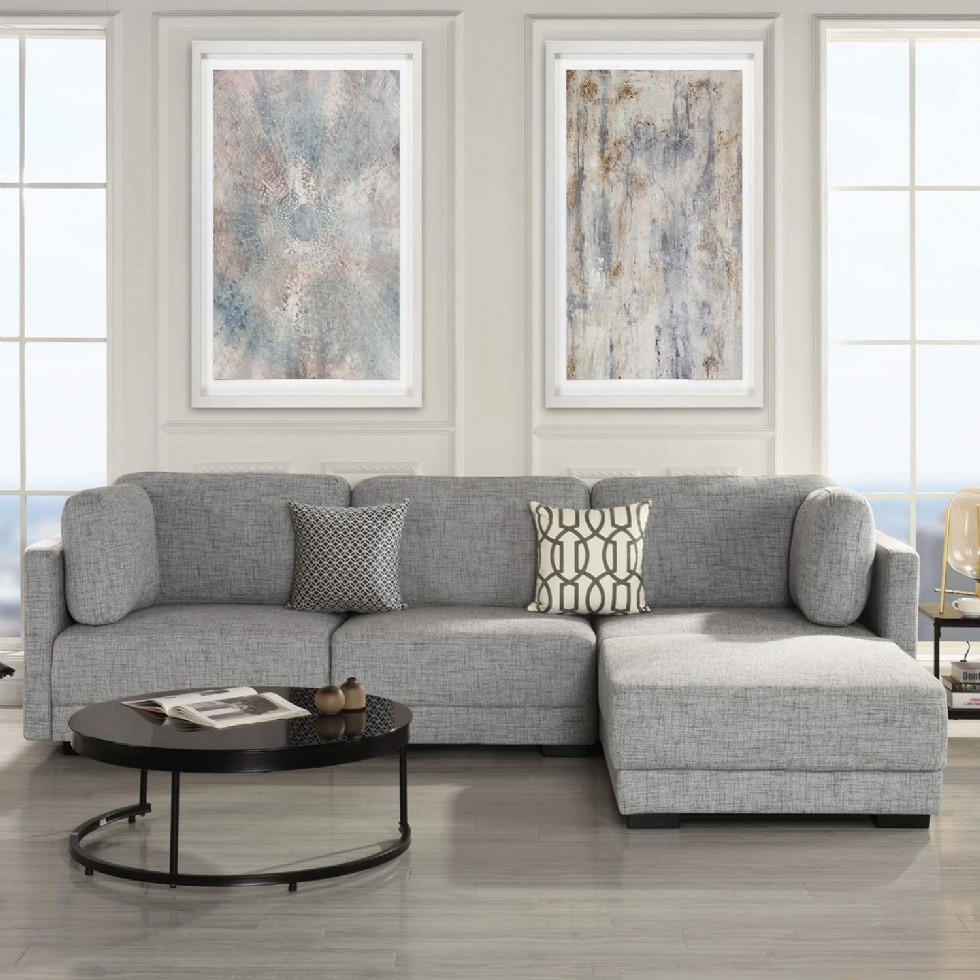 Şezlonglu Modern L Şekilli Köşe Koltuk Modern Futon Yataklı Köşe